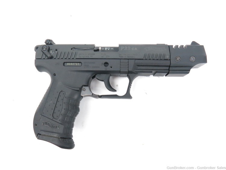 Walther P22 CA 5" 22LR Semi-Automatic Pistol w/ 2 Magazines & Hard Case-img-9