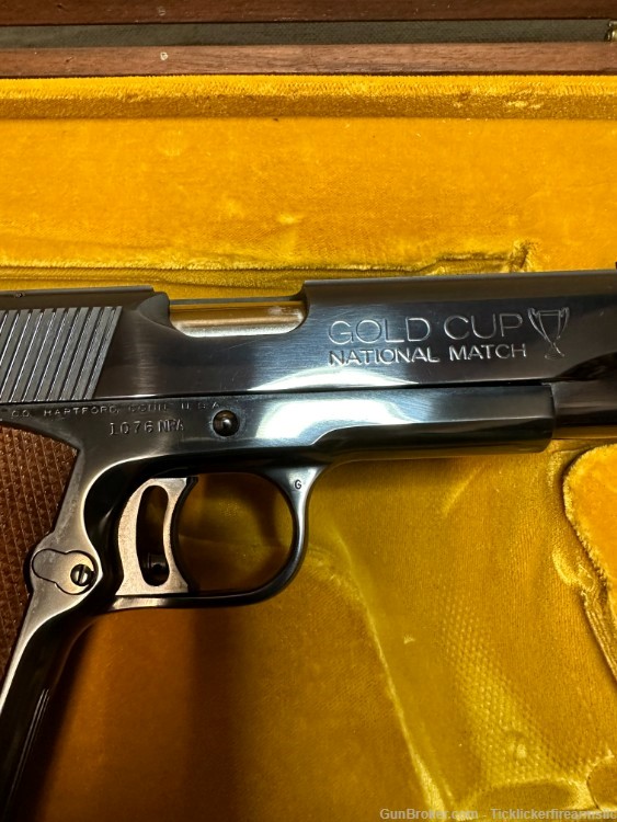 COLT GOLD CUP NATIONAL MATCH NRA COMMEMORATIVE, 45ACP, No Reserve! C&R Okay-img-7