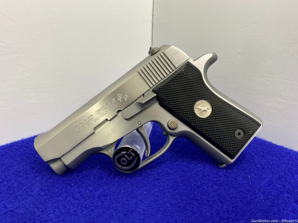 1996 Colt Pony Series 90 .380 ACP Stainless 2.75" *LIMITED PRODUCTION MODEL-img-4