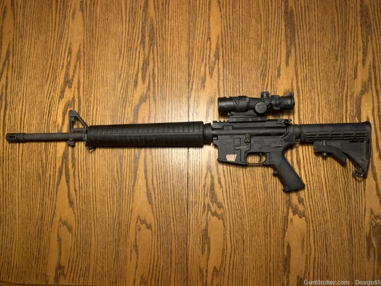 Colt AR15 A2 GOV'T Carbine! With Trijicon LED 4X32 Scope  -img-2