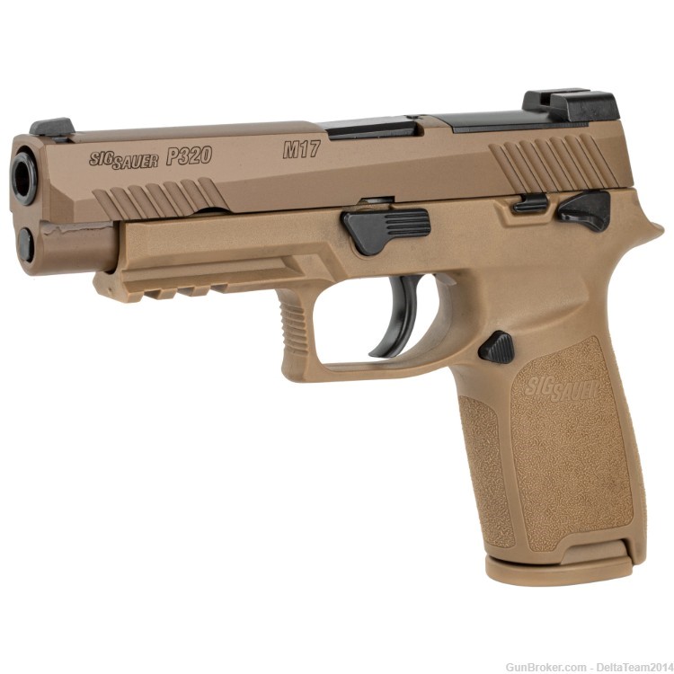Sig Sauer P320 M17 Coyote Tan 9mm Semi Auto Pistol - 21 Rounds-img-1