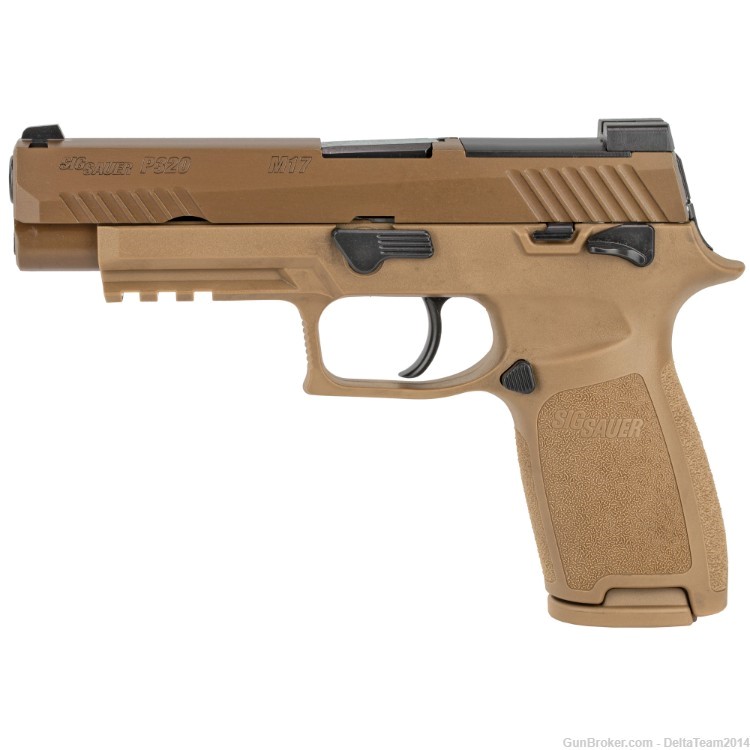 Sig Sauer P320 M17 Coyote Tan 9mm Semi Auto Pistol - 21 Rounds-img-2