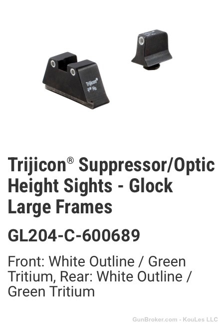 Trijicon Suppressor/Optic Height Sights (NO CC FEES PLUS FREE SHIPPING)-img-3