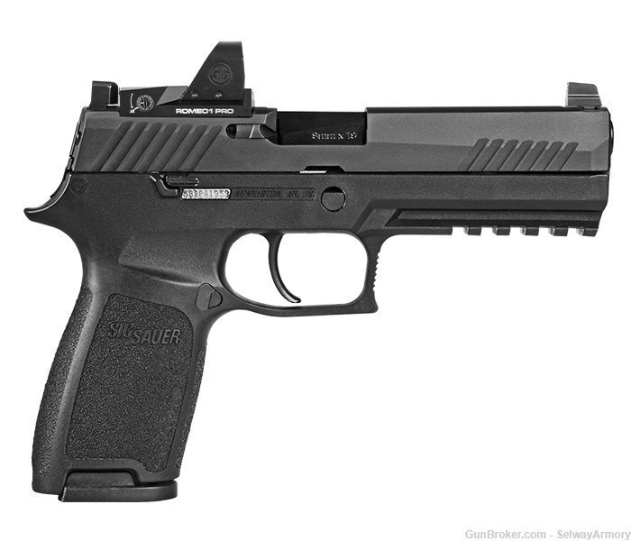 Sig Sauer P320 9mm 4.7" 17rd Black Romeo1Pro 320F-9-B-RXP-img-0