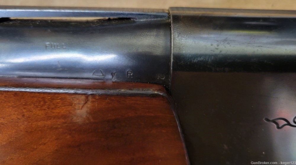 Remington 1100 12 Gauge Magnum Shotgun Engraved Blue -img-2