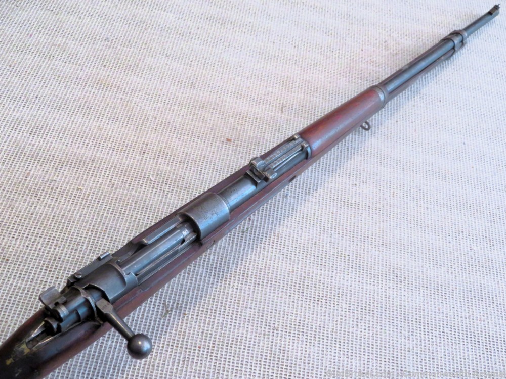 WW1-WW2 German Gewehr-98 8mm Mauser Bolt-Action Rifle Spandau 1908-img-0