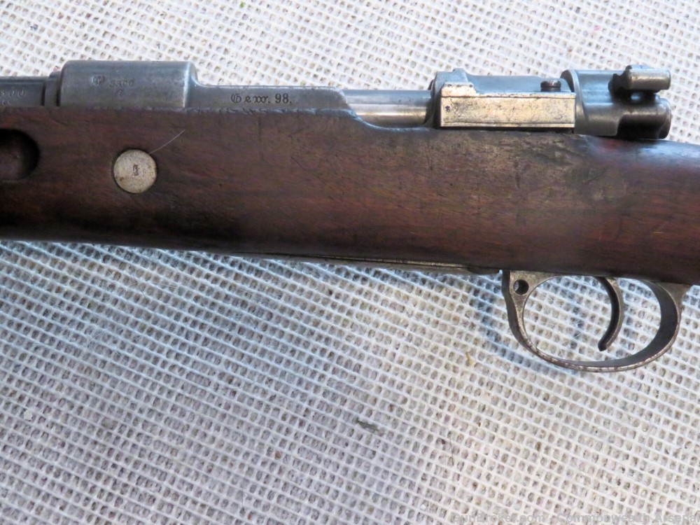 WW1-WW2 German Gewehr-98 8mm Mauser Bolt-Action Rifle Spandau 1908-img-20