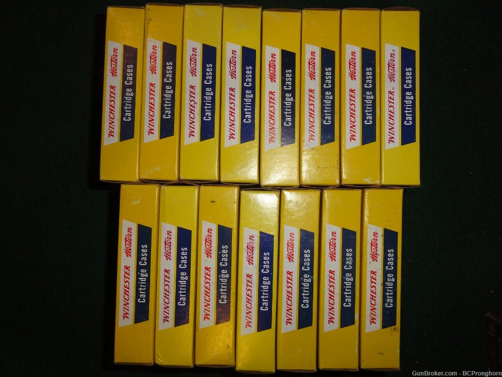 300 Rnds New, Unfired WW Brass for .270 Winchester, Vintage Yellow WW Boxes-img-1