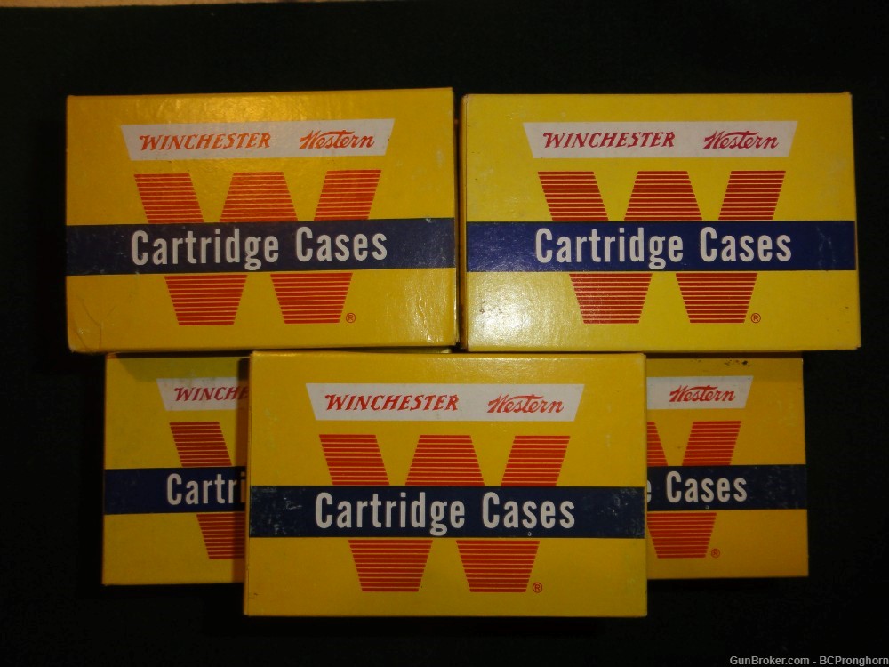 300 Rnds New, Unfired WW Brass for .270 Winchester, Vintage Yellow WW Boxes-img-0