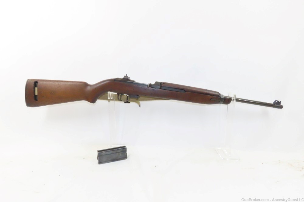 c1943 mfr. World War II Era U.S. INLAND M1 .30 Carbine SLING & OILER-img-1