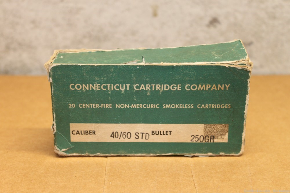 40-60 40/60 STD ammo Connecticut Cartridge Company 250 Grain 16 rounds-img-0