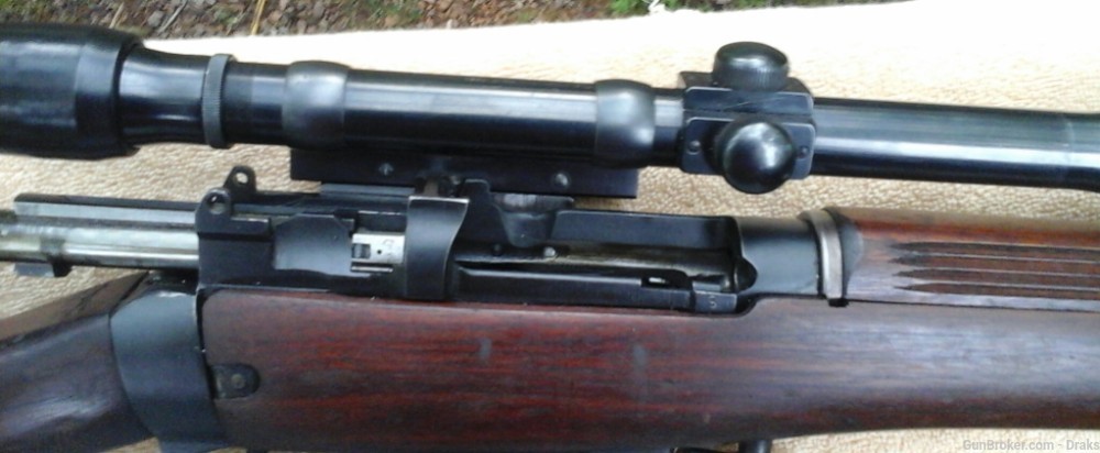 Enfield Long Branch T With Rare Lyman M81 Scope & 1931 Griffin & Howe Mount-img-23