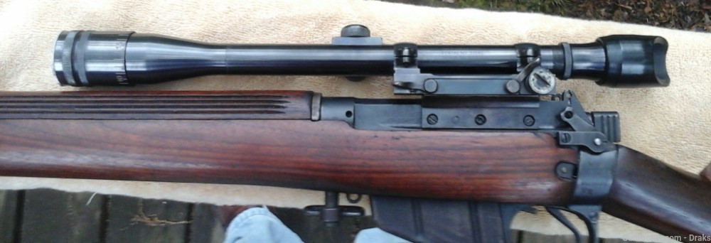 Enfield Long Branch T With Rare Lyman M81 Scope & 1931 Griffin & Howe Mount-img-8