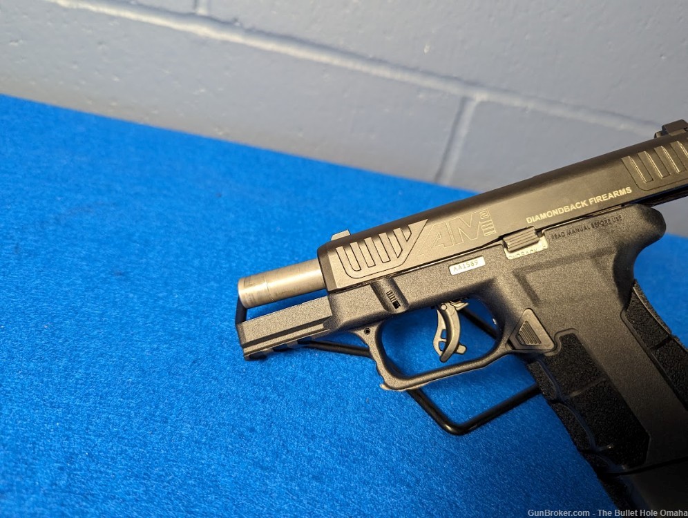 Diamonback Firearms AM2 2 Mags Original Case Striker Fired Polymer 9mm-img-5