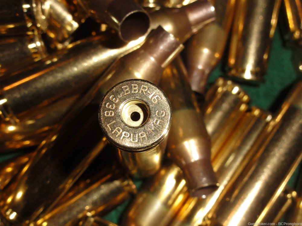 80 Rnds New, Unfired Lapua Brass for .338 Lapua Magnum-img-1