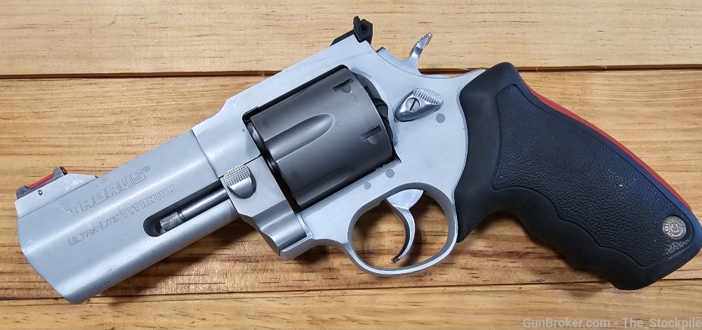 Taurus 444 Ultra Light Titanium .44 Magnum 4" Bbl Stainless Finish Revolver-img-1