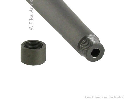 Pike Arms® 8" Matte Stainless Steel 1:16 Threaded Pistol Barrel-img-1