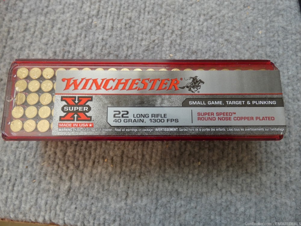 Winchester Super X 22LR Ammo 100 Rounds-img-0