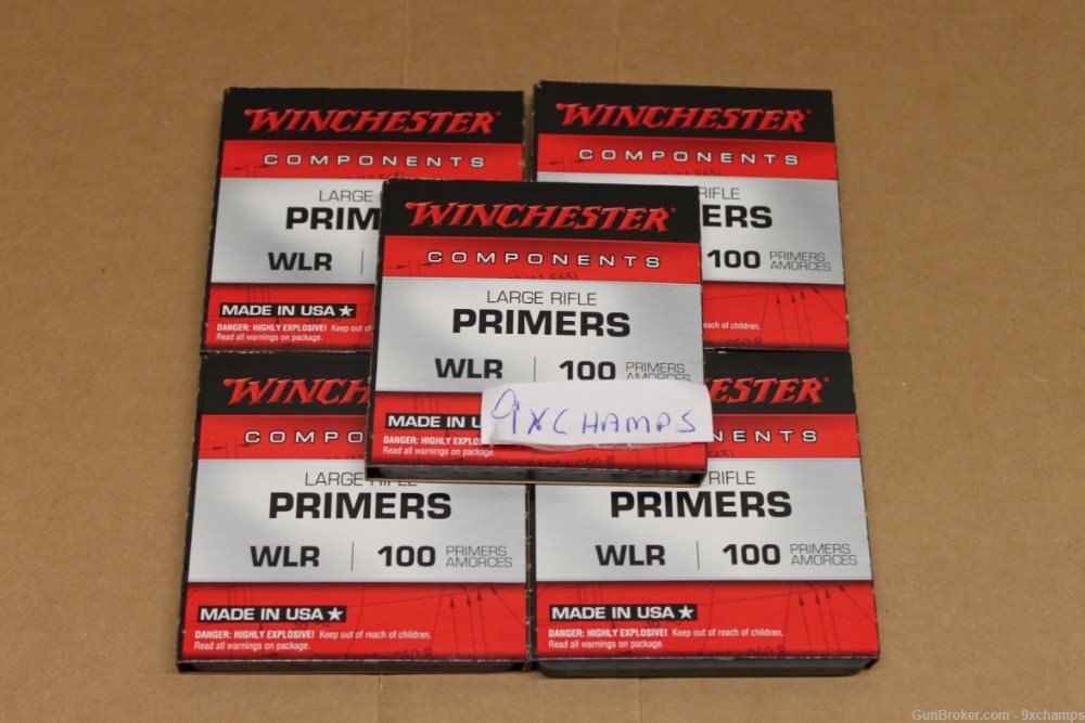 500 Winchester Large Rifle Primers Fresh -img-0