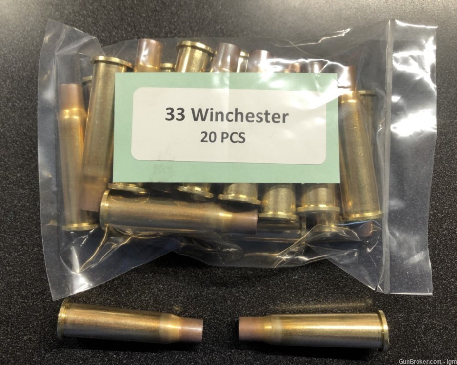 33 Winchester Brass Boxer Casings (20)-img-0