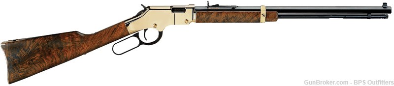 HENRY REPEATING ARMS GOLDEN BOY WALNUT / BRASS .22 MAG - Factory New-img-0