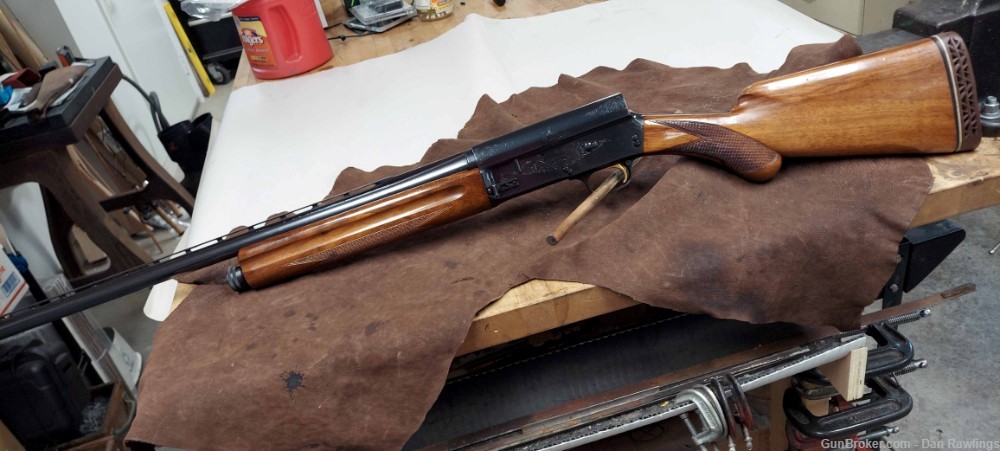 Belgium Browning A5 20 gauge, 26”, Vent rib, Price of Whales Grip, blond -img-0