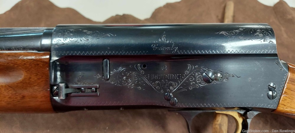 Belgium Browning A5 20 gauge, 26”, Vent rib, Price of Whales Grip, blond -img-3