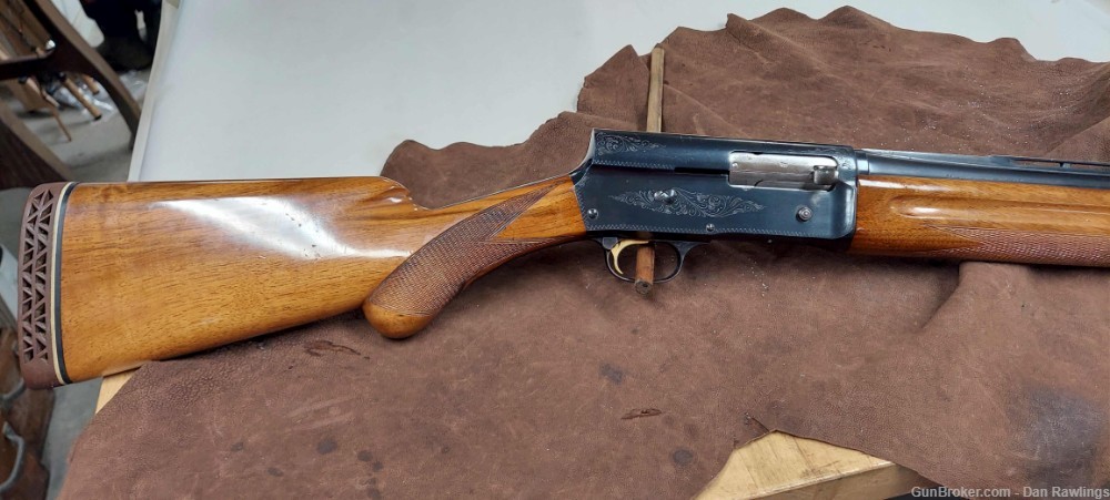 Belgium Browning A5 20 gauge, 26”, Vent rib, Price of Whales Grip, blond -img-1