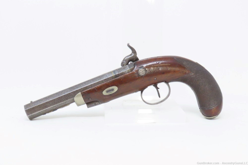 MEMPHIS TN FH CLARK Antique DERINGER 1850s .45 Pistol Philadelphia Southern-img-15