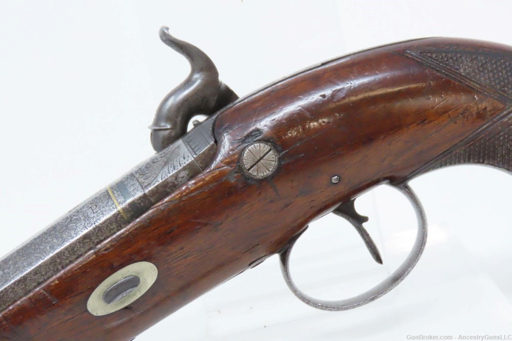 MEMPHIS TN FH CLARK Antique DERINGER 1850s .45 Pistol Philadelphia Southern-img-17