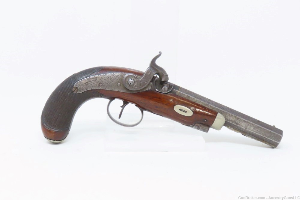 MEMPHIS TN FH CLARK Antique DERINGER 1850s .45 Pistol Philadelphia Southern-img-1