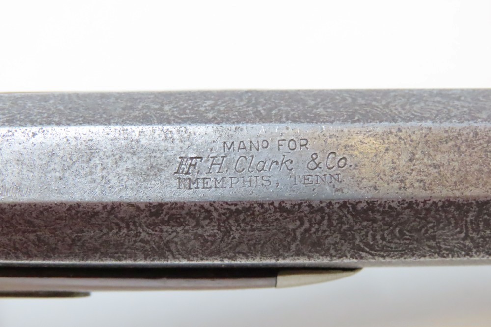 MEMPHIS TN FH CLARK Antique DERINGER 1850s .45 Pistol Philadelphia Southern-img-11