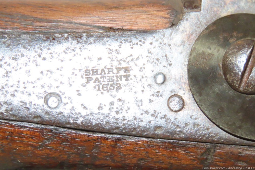 John Brown Sharps/BEECHER’S BIBLE’s Sharps Model 1853 SLANT BREECH Carbine -img-5