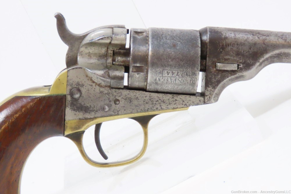 c1873 mfr Antique COLT Pocket NAVY Revolver .38 STAGECOACH ROBBERY Cylinder-img-16