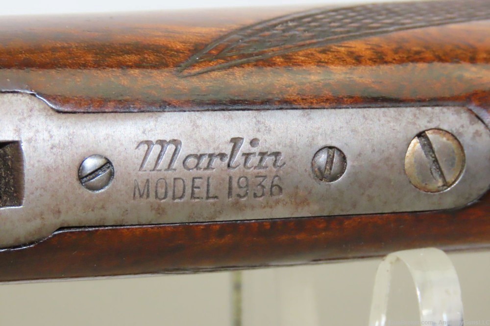 RARE Deluxe MARLIN Model 1936 Lever Action .32 SPECIAL W.S. Rifle C&R c1941-img-9