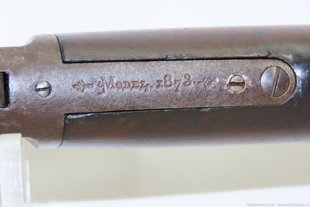 ½ Mag, Shotgun Butt Antique WINCHESTER Model 1873 Lever Action .44 Caliber -img-9
