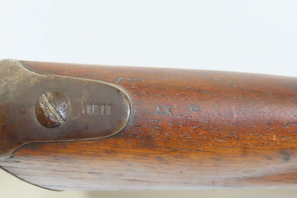 Antique US SPRINGFIELD ARMORY Model 1795 WAR of 1812 Era MUSKET 1810/1811  -img-11