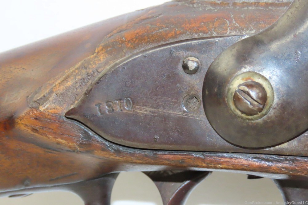 Antique US SPRINGFIELD ARMORY Model 1795 WAR of 1812 Era MUSKET 1810/1811  -img-7