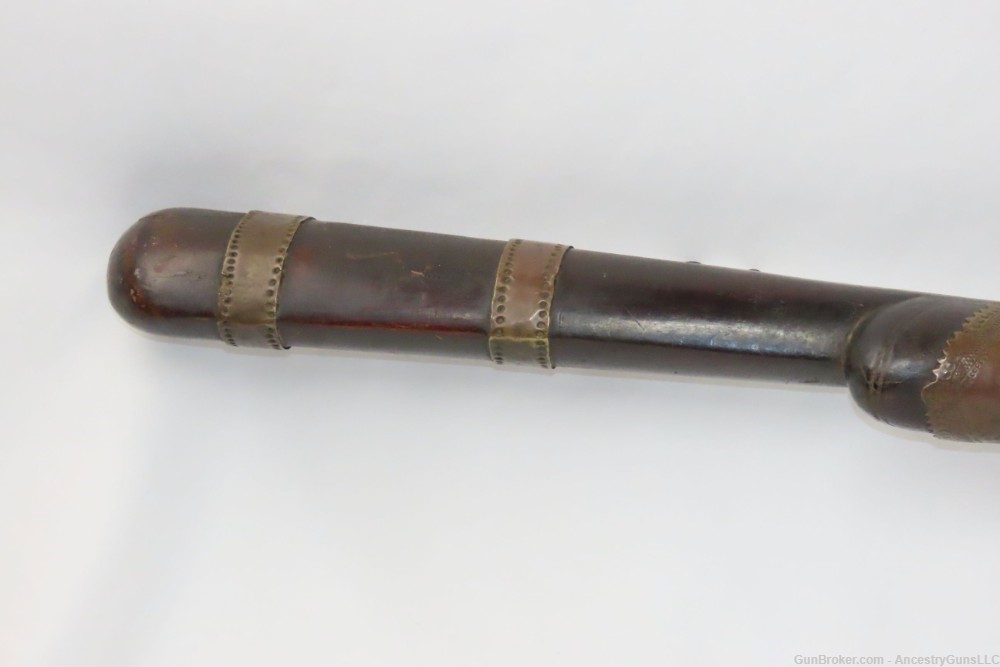 Engraved MASSIVE 1700s Antique Indian TORADAR MATCHLOCK .71 Caliber Musket -img-11