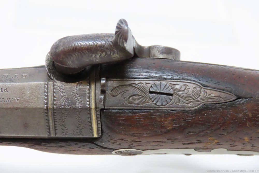 NEW ORLEANS Thomas Guion Antique WURFFLEIN Phil Deringer Pistol .45 Caliber-img-9