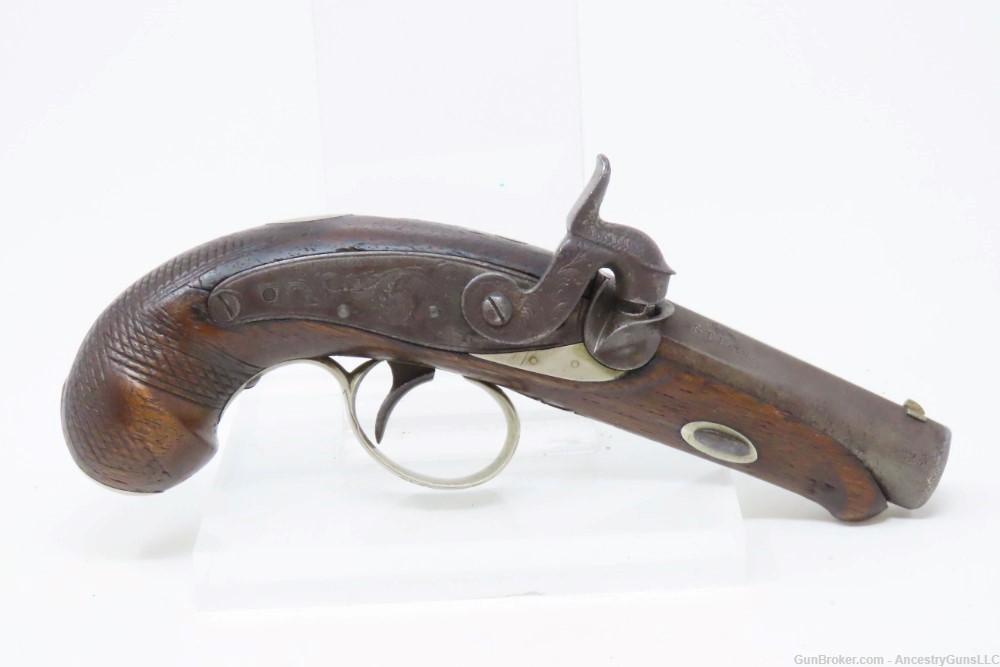 NEW ORLEANS Thomas Guion Antique WURFFLEIN Phil Deringer Pistol .45 Caliber-img-1