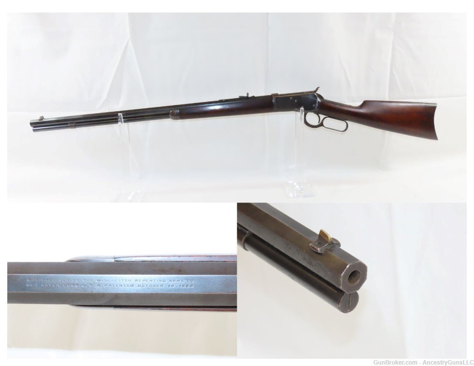 c1906 mfr WINCHESTER Model 1892 Lever Action .32-20 WCF REPEATING RIFLE C&R-img-0