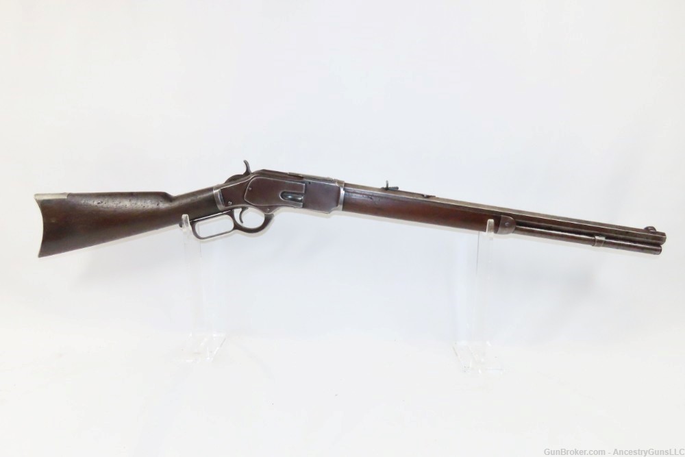 1884 WINCHESTER Model 1873 .38-40 WCF SHORT Rifle Antique-img-15