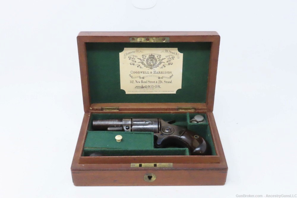 CASED London Proofed Antique COLT NEW LINE .38 Cal. ETCHED PANEL Revolver  -img-1