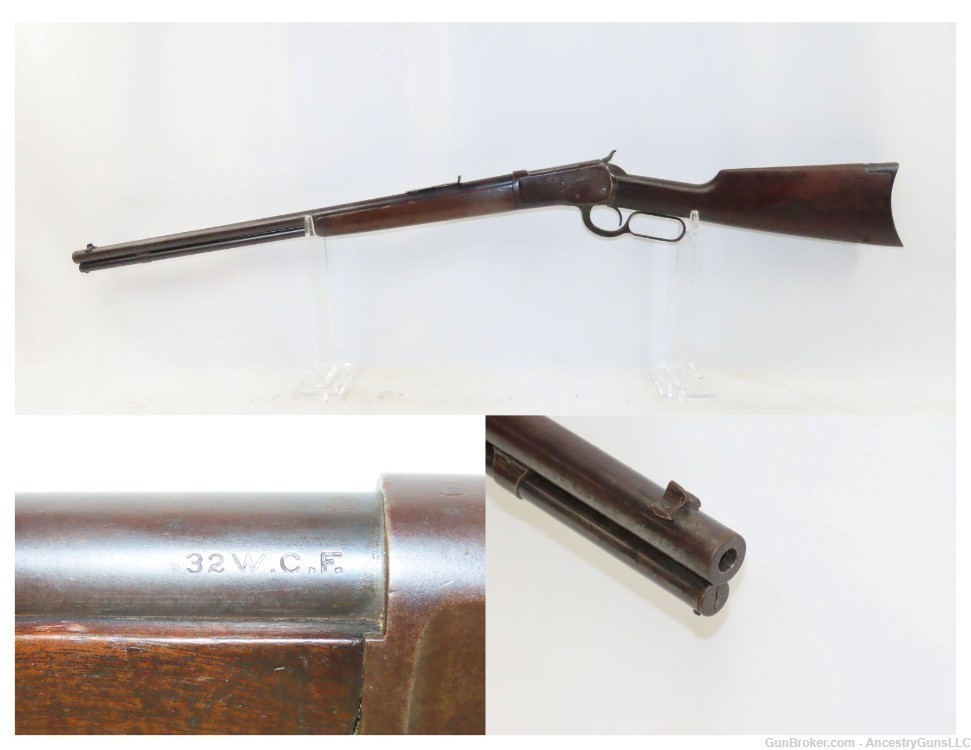 1912 WINCHESTER Model 1892 .32-20 WCF REPEATING PreWWI RIFLE JMBrowning C&R-img-0