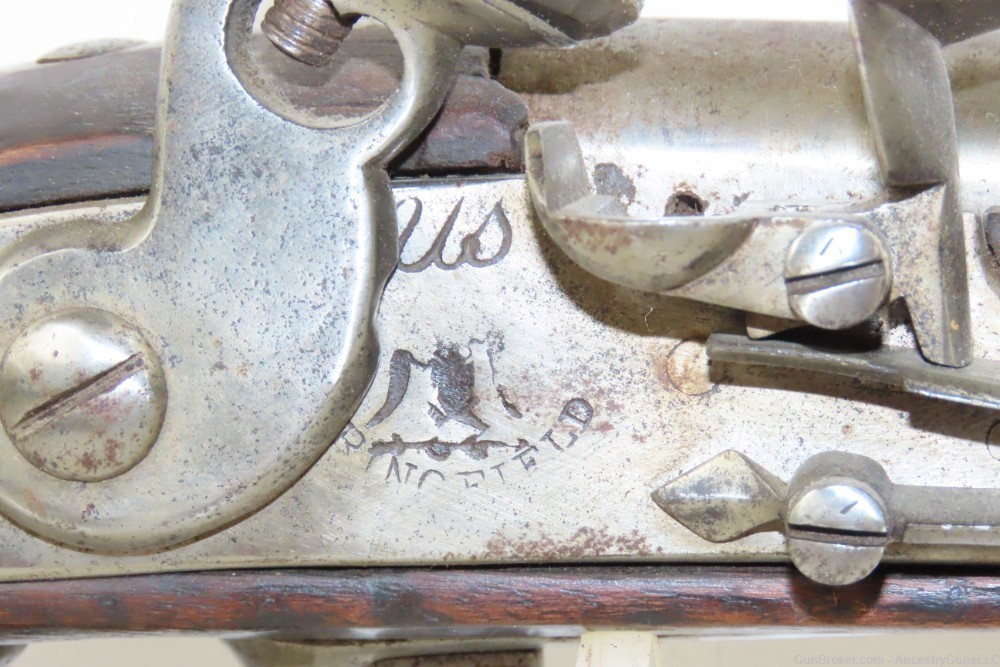1811 US SPRINGFIELD ARMORY Model 1795 FLINTLOCK Musket WAR of 1812 Antique-img-6