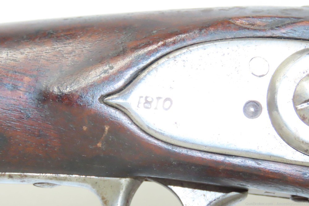 1811 US SPRINGFIELD ARMORY Model 1795 FLINTLOCK Musket WAR of 1812 Antique-img-7