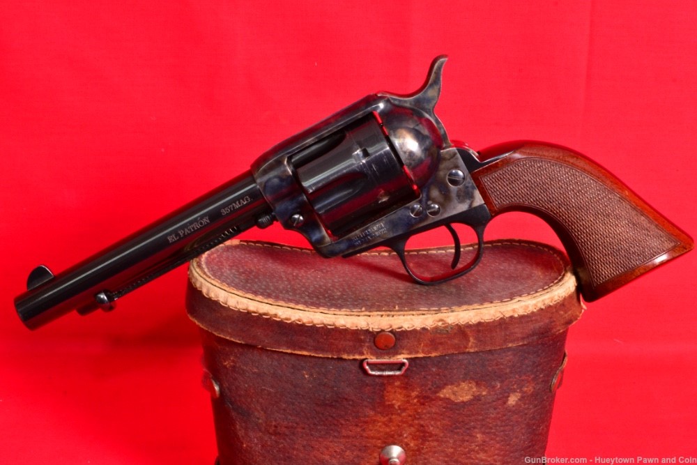 UBERTI STOEGER El Patron Cattleman SAA .357 Magnum Revolver PENNY NO RES-img-0
