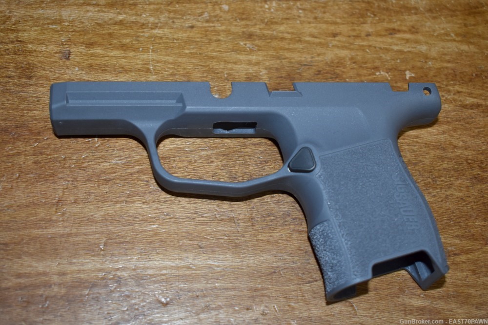 Sig Sauer P365 Factory OEM Grip Module Manual Safety Gray-img-1
