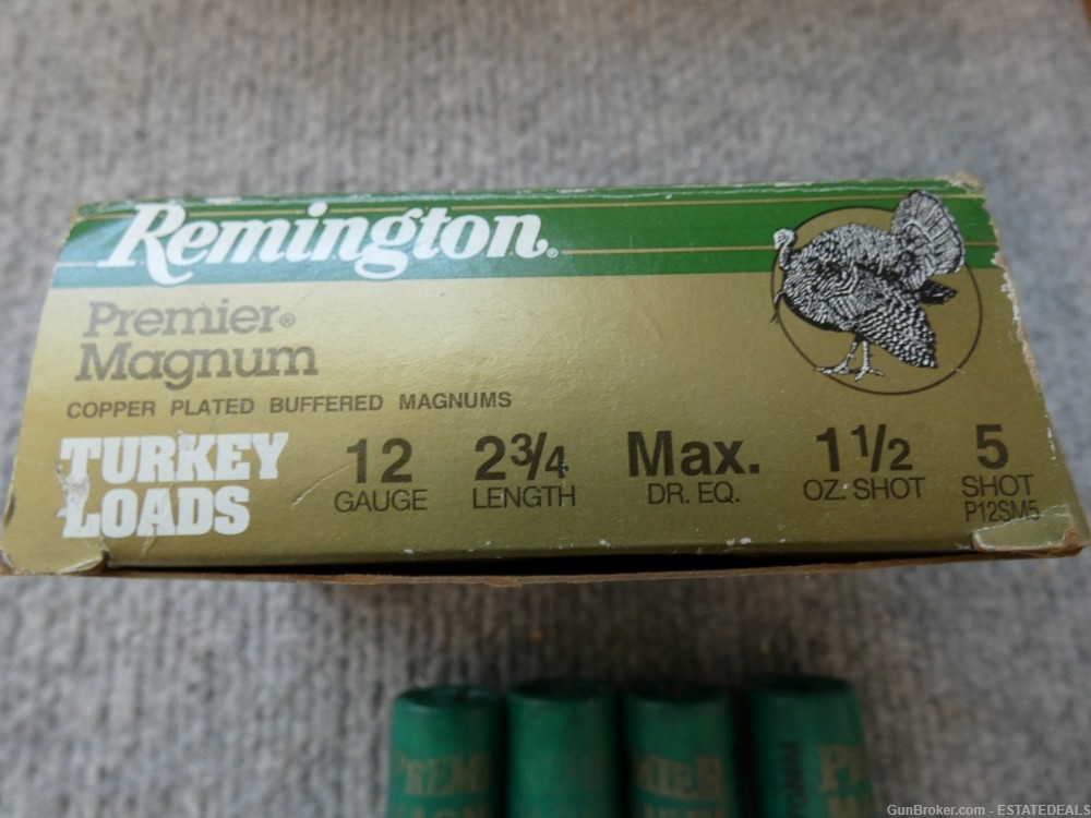 Remington Premier Magnum 12 Gauge Turkey Loads 4 Rounds-img-1